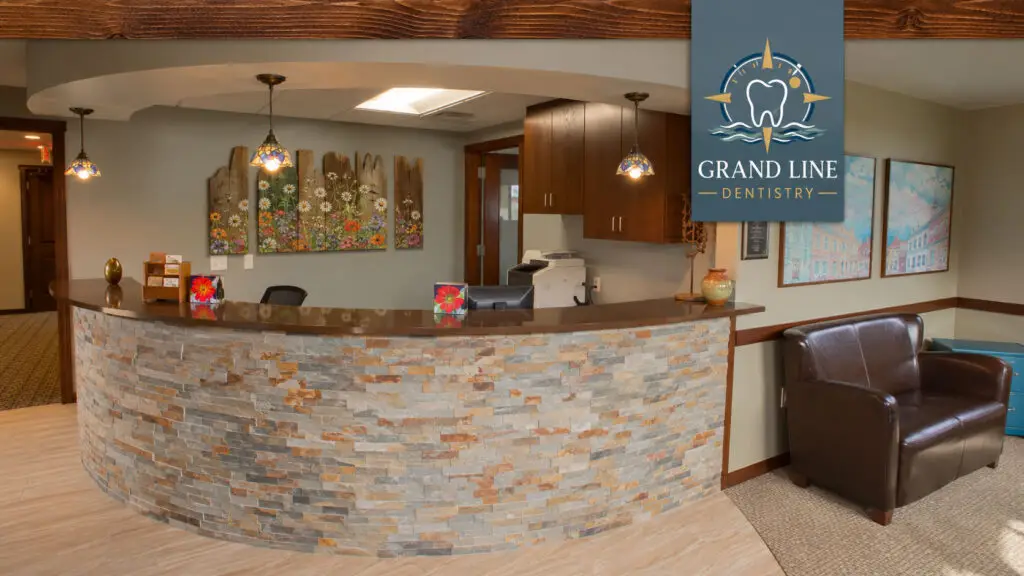 Front desk at Grand Line Dentistry